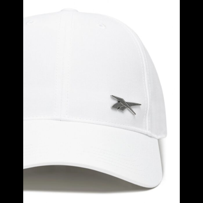 ⁦Reebok Unisex' Training Essentials Badge Cap-White⁩ - الصورة ⁦3⁩