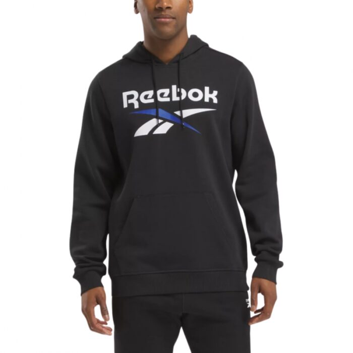 ⁦Reebok Men's Identity Big Logo Fleece Hoodie⁩ - الصورة ⁦7⁩