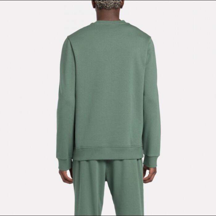 ⁦Reebok Mens' Identity Big Logo Sweatshirt-Green⁩ - الصورة ⁦3⁩