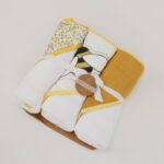 ⁦طقم استحمام أطفال 6 قطع لون أبيض و أصفر⁩ - الصورة ⁦4⁩