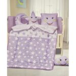 حرام للأطفال 7 قطع لون بنفسجي 100*150 سم