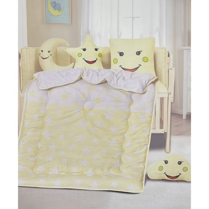 103379310_67de1b82b6440 حرام للأطفال 7 قطع لون أصفر 100*150 سم - الصورة 1