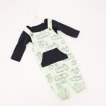 ⁦أفرهول 3 قطع لون فستقي و كحلي⁩ - الصورة ⁦2⁩