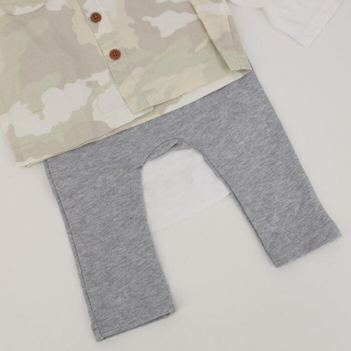 103379330_67de1b9a73773 طقم 3 قطع للأطفال لون أبيض وأخضر فاتح - الصورة 1