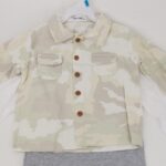 ⁦طقم 3 قطع للأطفال لون أبيض وأخضر فاتح⁩ - الصورة ⁦11⁩