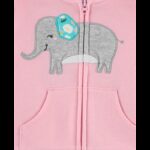 ⁦طقم 3 قطع للأطفال لون زهري و أزرق مورد⁩ - الصورة ⁦6⁩