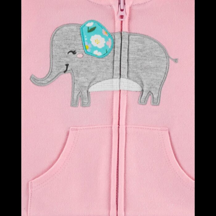 ⁦طقم 3 قطع للأطفال لون زهري و أزرق مورد⁩ - الصورة ⁦6⁩