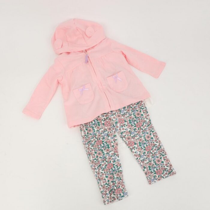 ⁦طقم للأطفال 3 قطع لون زهري فاتح⁩ - الصورة ⁦6⁩