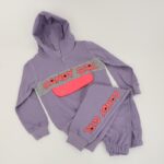 ⁦بجامة للأطفال قطعتين لون بنفسجي بتصميم Candy Girl⁩ - الصورة ⁦7⁩