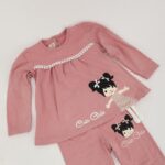 ⁦طقم للأطفال قطعتين لون زهري⁩ - الصورة ⁦6⁩