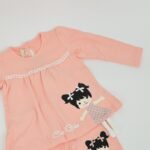 ⁦طقم قطعتين للأطفال لون مشمشي⁩ - الصورة ⁦5⁩