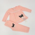 ⁦طقم قطعتين للأطفال لون مشمشي⁩ - الصورة ⁦7⁩