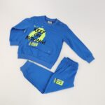 طقم للأطفال قطعتين لون أزرق