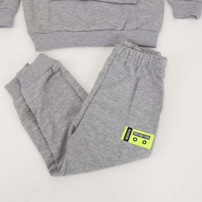 103379373_67de1c1888110 طقم للأطفال قطعتين لون سكني فاتح - الصورة 1