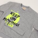 ⁦طقم للأطفال قطعتين لون سكني فاتح⁩ - الصورة ⁦5⁩