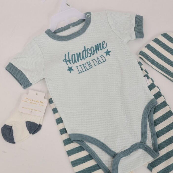 103379376_67de1c1f0ecee طقم 4 قطع للأطفال لون أزرق فاتح - الصورة 1