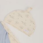 ⁦طقم 4 قطع للأطفال لون أزرق فاتح وبيج⁩ - الصورة ⁦7⁩