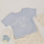 ⁦طقم 4 قطع للأطفال لون أزرق فاتح وبيج⁩ - الصورة ⁦11⁩