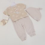 ⁦طقم 4 قطع للأطفال لون بيج⁩ - الصورة ⁦2⁩