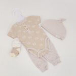 ⁦طقم 4 قطع للأطفال لون بيج⁩ - الصورة ⁦4⁩