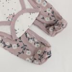 طقم 3 قطع للأطفال لون أبيض ونهدي