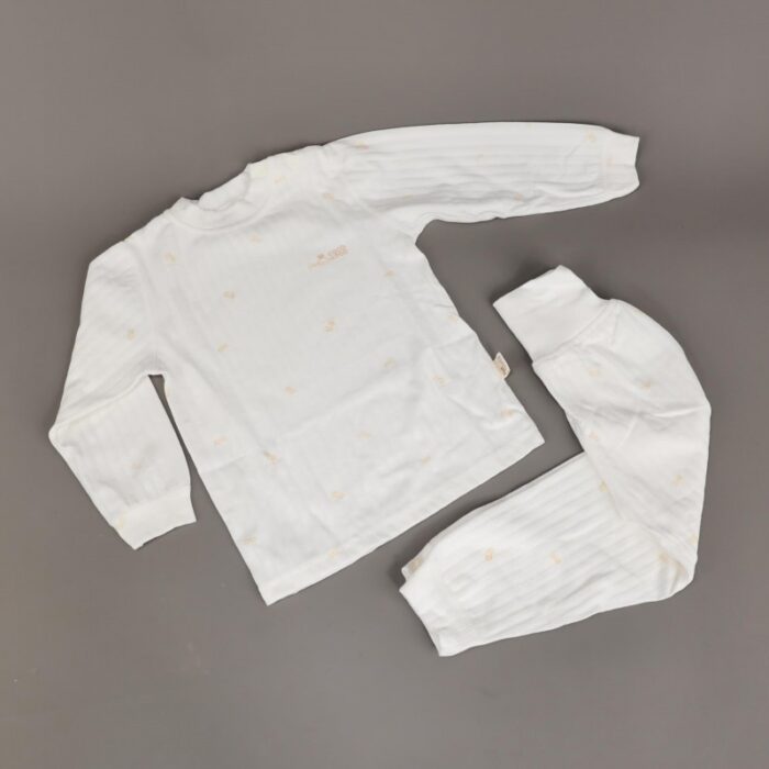 ⁦طقم للأطفال قطعتين لون أبيض⁩ - الصورة ⁦6⁩