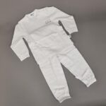 ⁦طقم للأطفال قطعتين لون أبيض⁩ - الصورة ⁦3⁩