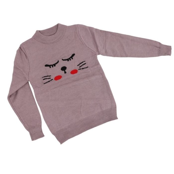 ⁦بلوزة ربيعية للأطفال لون بنفسجي⁩ - الصورة ⁦2⁩