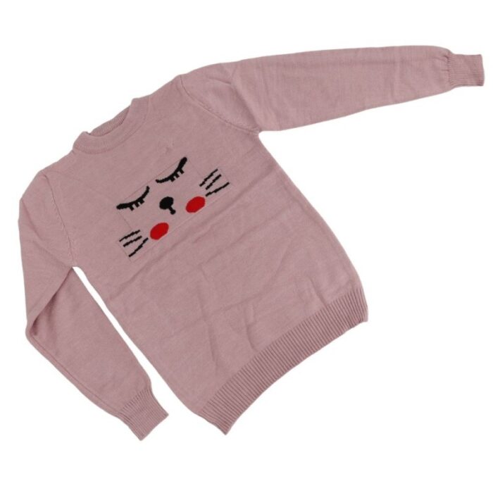 ⁦بلوزة ربيعية للأطفال لون زهري⁩ - الصورة ⁦4⁩