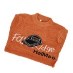 بلوزة صوف للأطفال لون عسلي