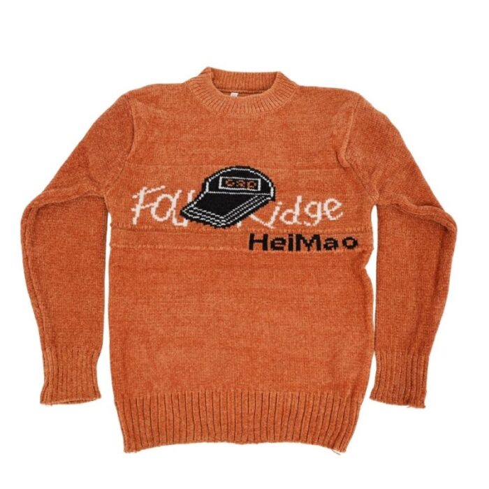 ⁦بلوزة صوف للأطفال لون عسلي⁩ - الصورة ⁦3⁩