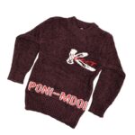 بلوزة صوف للأطفال لون بنفسجي