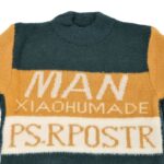 ⁦بلوزة صوف للأطفال لون كموني وكحلي⁩ - الصورة ⁦3⁩