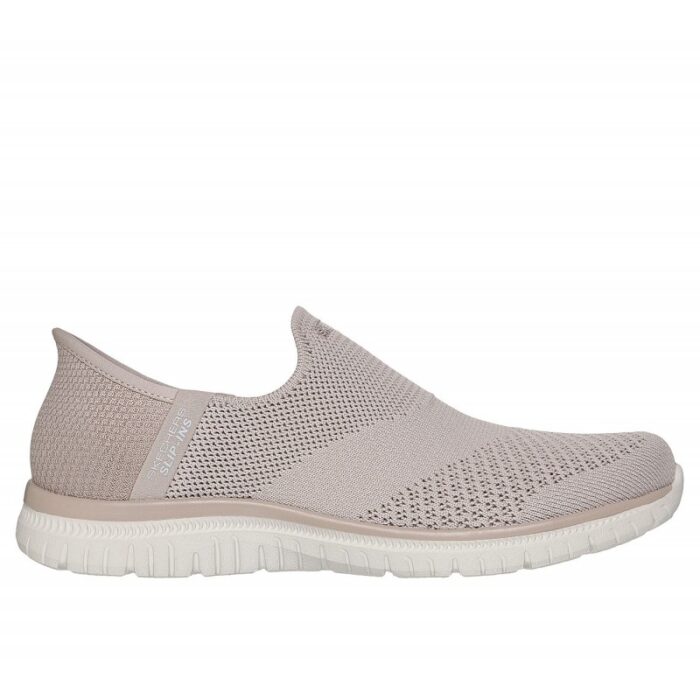 ⁦Skechers Women's Slip-ins: Virtue - Sleek Shoes - حذاء سكيتشرز سليب انس: فيتشر للنساء لون بيج⁩ - الصورة ⁦5⁩