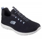 حذاء سكيتشرز سوميتس -بيكسي للنساء لون أسود ونعل أبيض -Skechers Women's Summits - Pixi Shoes