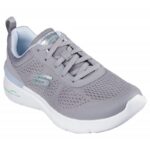 حذاء سكيتشرز سكيتش اير ديناميت 2.0 للنساء لون رمادي ونعل أبيض-Skechers Women's Skech-Air Dynamight 2.0 - New Heights Shoes