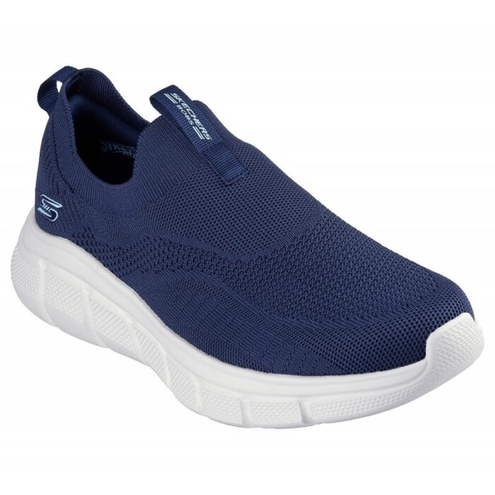 103379446_67de1ca3c4754 Skechers Men's BOBS Sport B Flex - Frigid Edge Shoes - حذاء سكيتشرز بوبس سبورت بي فيلكس للرجال لون كحلي ونعل أبيض - الصورة 1