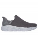 ⁦Skechers Men's BOBS Sport B Flex - Chill Edge Shoes-حذاء سكيتشرز بوبس سبورت بي فليكس للرجال لون رمادي⁩ - الصورة ⁦5⁩