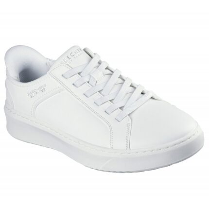 Skechers Men's Slip-ins: Court Break - Double Vented Shoes - حذاء سكيتشرز سليب انس: كورت بريك دبل للرجال لون أبيض