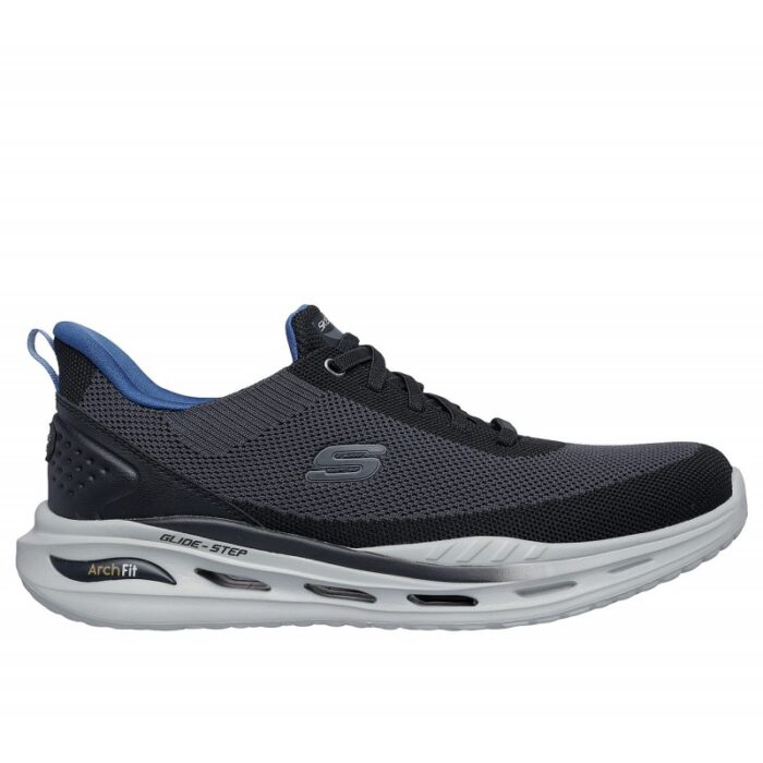 ⁦Skechers Men's Slip-ins Relaxed Fit: Arch Fit Orvan - Kincade Shoes - حذاء سكيتشرز ريلاكس فيت: ارتش فيت اورفان للرجال لون أسود⁩ - الصورة ⁦5⁩