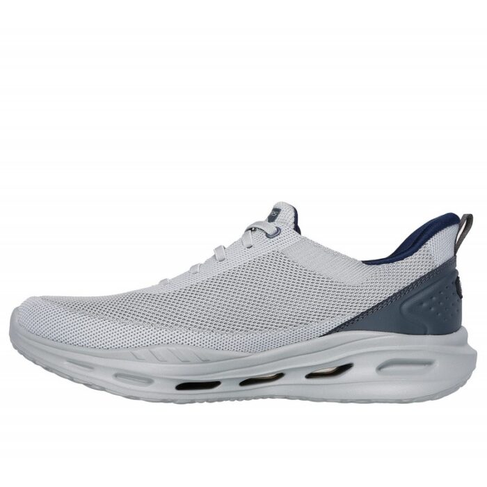⁦Skechers Men's Slip-ins Relaxed Fit: Arch Fit Orvan - Kincade Shoes - حذاء سكيتشرز ريلاكس فيت: ارتش فيت اورفان للرجال لون رمادي فاتح⁩ - الصورة ⁦2⁩