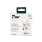 ⁦9Pro T30W Wireless Headphones- White⁩ - الصورة ⁦2⁩