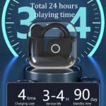 ⁦9Pro C100 OWS Wireless headphones -Black⁩ - الصورة ⁦3⁩