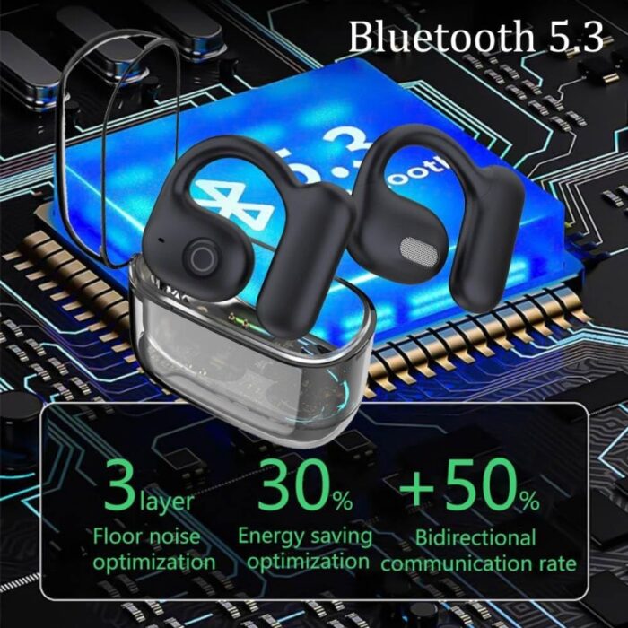 ⁦9Pro C100 OWS Wireless headphones -Black⁩ - الصورة ⁦9⁩