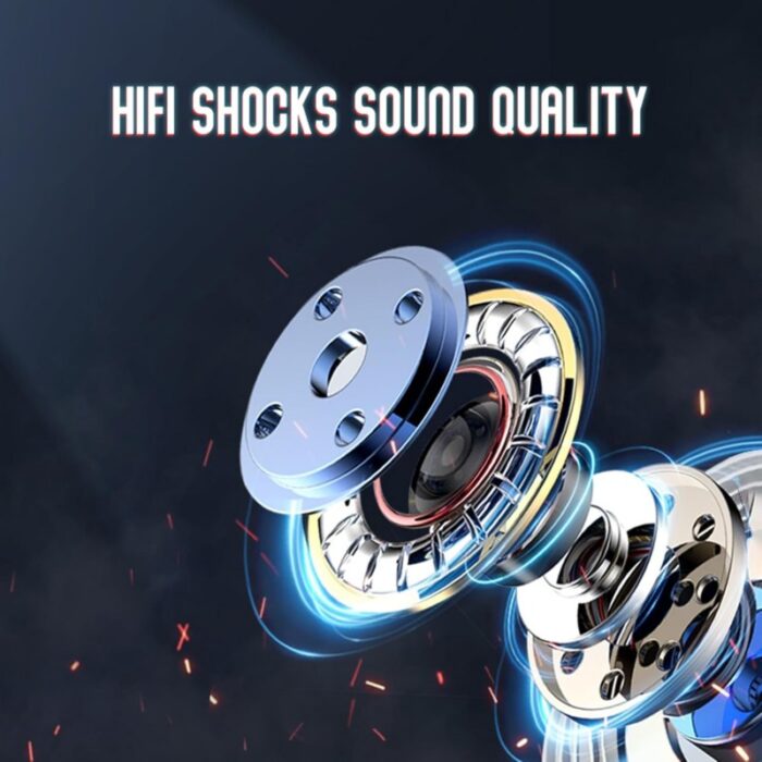 ⁦9Pro SP23 Wireless headphones -Red⁩ - الصورة ⁦7⁩