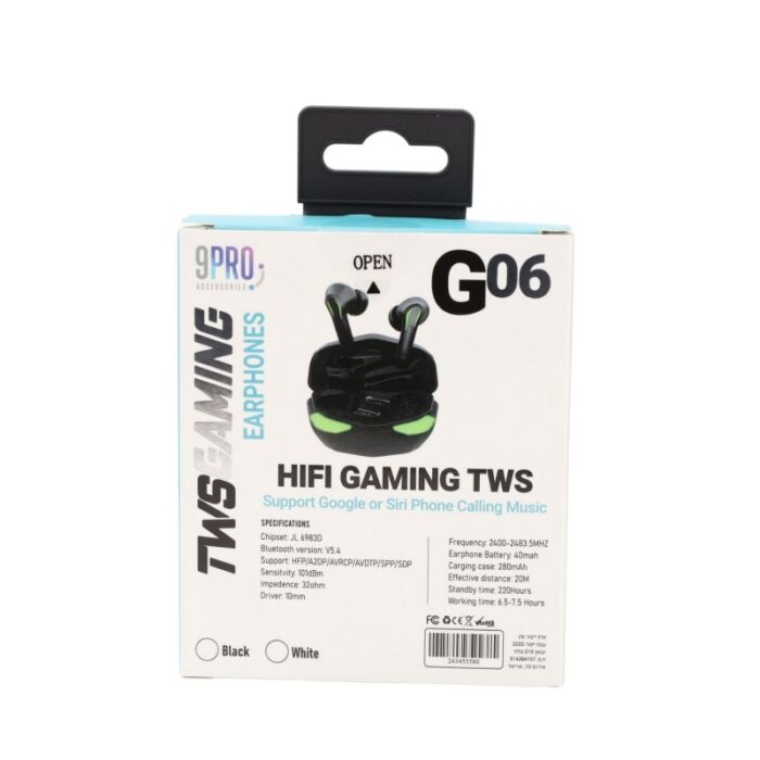 ⁦9Pro G06 TWSGAMING EARPHONES⁩ - الصورة ⁦2⁩