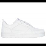 ⁦Skechers Smooth Street - Steady-Zip Shoes- حذاء سكيتشرز سموث ستريت ستيدي لون أبيض⁩ - الصورة ⁦2⁩