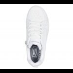 ⁦Skechers Smooth Street - Steady-Zip Shoes- حذاء سكيتشرز سموث ستريت ستيدي لون أبيض⁩ - الصورة ⁦3⁩