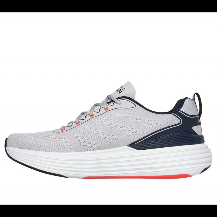 ⁦Skechers Mens' Max Cushioning Suspension Shoes- حذاء سكيتشرز ماكس كوشينغ سوسبينشن للرجال لون رمادي⁩ - الصورة ⁦5⁩
