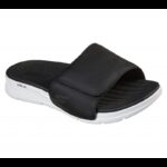 Skechers Mens' GO Consistent - Watershed Sandals- شبشب سكيتشرز جو كونستينت للرجال لون أسود ونعل أبيض